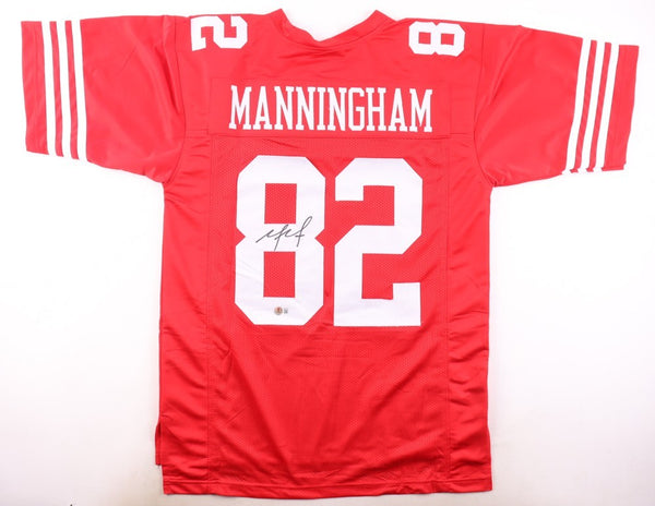 Mario Manningham Signed San Francisco 49ers Jersey (Beckett) Ex Michigan WR