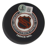 Glenn Hall Signed Blackhawks Logo Hockey Puck Inscribed #1 (Beckett) 13xAll Star
