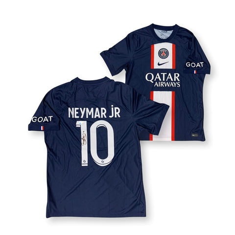 Neymar Jr Autographed Paris Saint-Germain PSG Nike Soccer Jersey Shirt Beckett