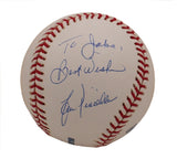 Lou Piniella Signed New York Yankees Rawlings OML White MLB Baseball with Insc