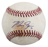Rangers Marcus Semien Signed Game Used Robert Manfred OML Baseball BAS #BL72002