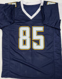 Chargers ANTONIO GATES Signed Custom Replica Blue Los Angeles Jersey AUTO - BAS