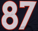 Noah Fant Signed Denver Broncos Jersey (JSA COA) 2019 1st Rd Draft Pick T.E.