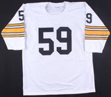 Jack Ham Signed Pittsburgh Steelers Jersey Inscribed HOF 88 (TSE) 8xPro Bowl L.B