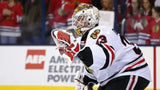 Scott Darling Signed Blackhawks Jersey (Beckett) Chicago Stanley Cup Champion 15