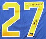 Brad May Signed Buffalo Sabres Fanatics Authentic Jersey "Lets Go Sabres!" (TSE)