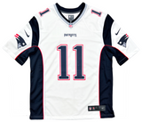 Julian Edelman New England Patriots Signed White Nike MINITRON Game Jersey JSA