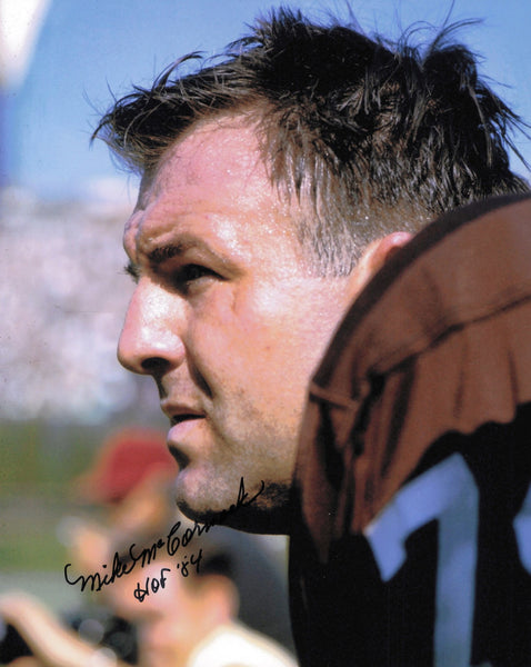 Mike McCormack Autographed 8x10 Photo Cleveland Browns "HOF 84" SKU #245842