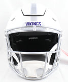 Justin Jefferson Autographed Vikings F/S Alt 2024 Speed Flex Helmet - Beckett W