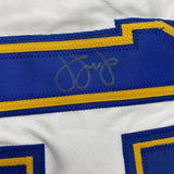 Framed Autographed/Signed Omar Vizquel 35x39 Seattle White Jersey JSA COA