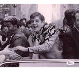 Tom Seaver Signed New York Mets Unframed 8x10 B&W Photo-WS Victory Parade Insc