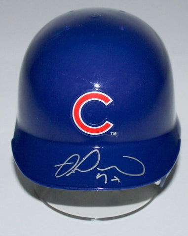 Miguel Montero Signed Chicago Cubs Mini Batting Helmet (Schwartz COA) Catcher