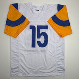 Autographed/Signed Ty Simpson Los Angeles LA White Football Jersey JSA COA