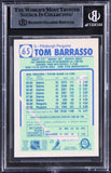 Penguins Tom Barrasso Authentic Signed 1990 O-Pee-Chee #65 Card BAS Slabbed