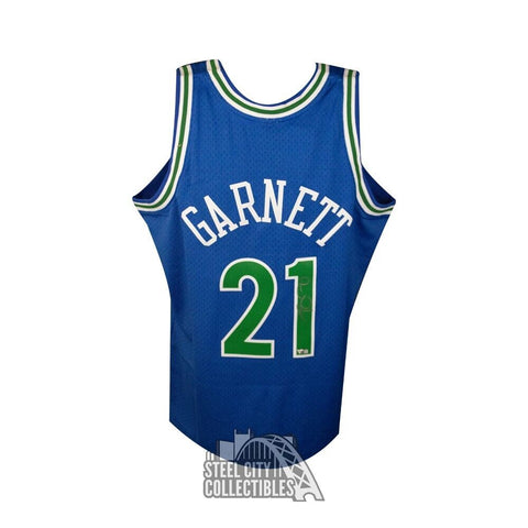 Kevin Garnett Autographed Timberwolves Mitchell & Ness Swingman Jersey Fanatics