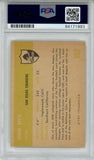 Ron Mix Autographed 1961 Fleer #162 Trading Card HOF PSA Slab 43630