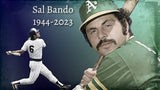 Sal Bando Signed Athletics Jersey (JSA COA) 3xWorld Series Champion 1972-1974