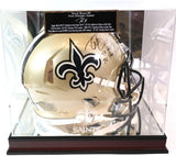 Drew Brees New Orleans Saints Autographed/Inscribed Helmet w/case Fanatics COA
