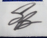 Saquon Barkley Signed/Auto Custom Blue Football Jersey NY Giants Beckett 190343