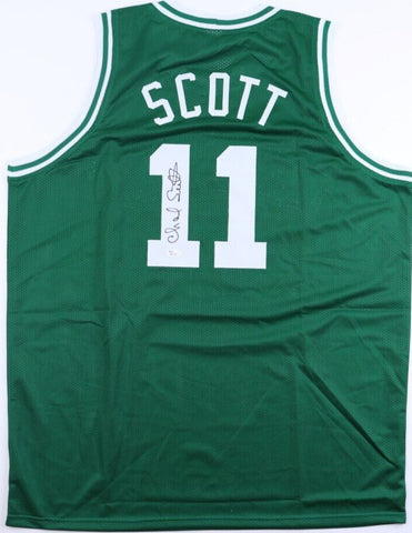 Charlie Scott Signed Boston Celtics Jersey (JSA COA) Hall of Fame Shooting Guard