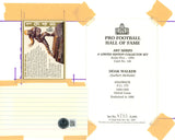 Doak Walker Signed Cut Matted With Goal Line Art Card Beckett 45016