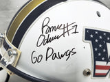 Rome Odunze Autographed Washington White USA Flag Full Size Authentic Helmet Go