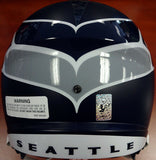 RUSSELL WILSON AUTO SEAHAWKS FULL SIZE SPEED HELMET IN GREEN RW HOLO 94105