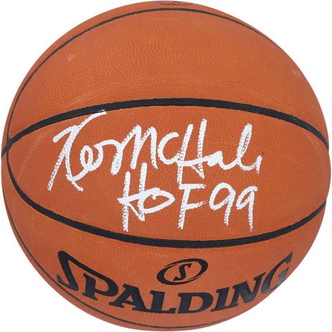 Kevin McHale Boston Celtics Signed Spalding Game Basketball & "HOF 99" Insc