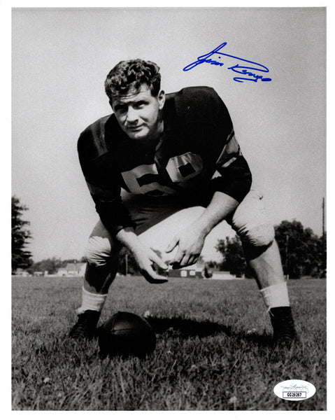 Packers JIM RINGO (d) Signed 8X10 Photo #7 AUTO - 62 NFL Champ - HOF 1981 - JSA