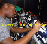 Denver Broncos SB 50 Defense Signed Speed Proline Helmet 10 Sigs JSA 19039