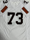 JOE THOMAS Signed Custom Replica White Cleveland Browns Jersey AUTO - JSA