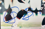 Shannon Sharpe Autographed Denver Broncos 8x10 Photo with Plaque JSA COA