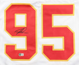 Chris Jones Signed Kansas City Chiefs Jersey (Beckett) 3xSuper Bowl Champion