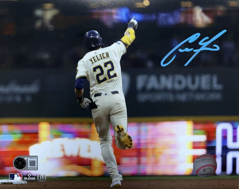 CHRISTIAN YELICH Signed 8x10 Photo #4 AUTO - Milwaukee Brewers MLB - BAS