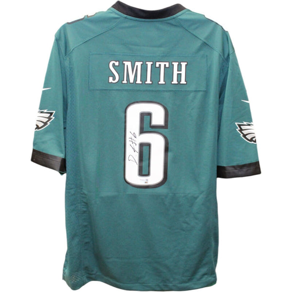 Devonta Smith Signed Philadelphia Eagles Green Nike Jersey FAN 46319