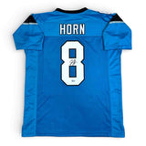 Jaycee Horn Autographed Jersey - Blue - Beckett Authenticated