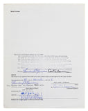 Yankees Thurman Munson Authentic Signed 8.5x11 1978 Player Contract PSA #AR05499