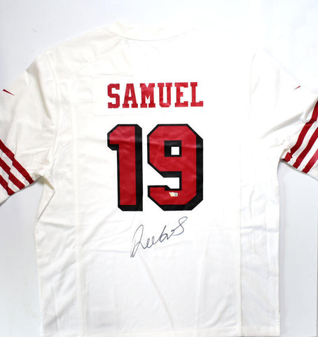 Deebo Samuel Autographed San Francisco 49ers NFL White Nike Game Jersey-Fanatics