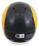 Rams Torry Holt Signed 1981-98 Throwback Speed Mini Helmet W/ Case BAS Witnessed