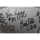 Red Miller Morton +13 Signed Denver Broncos 1977 Team Football Beckett 55438