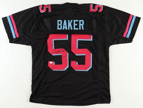 Jerome Baker Signed Miami Dolphins Color Rush Jersey (JSA COA) Ex-Ohio State L.B