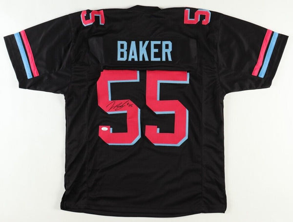 Jerome Baker Signed Miami Dolphins Color Rush Jersey (JSA COA) Ex-Ohio State L.B