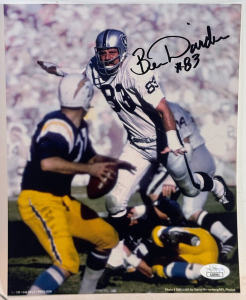 Ben Davidson Autographed 8x10 Photograph (JSA COA)