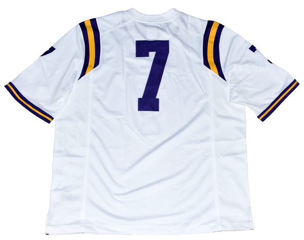 LEONARD FOURNETTE SIGNED LSU TIGERS #7 WHITE NIKE LIMITED JERSEY