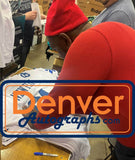 Nate Newton Autographed Pro Style White Jersey SB Champs Beckett 40290