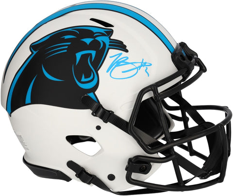 Bryce Young Carolina Panthers Autographed Riddell Lunar Speed Authentic Helmet