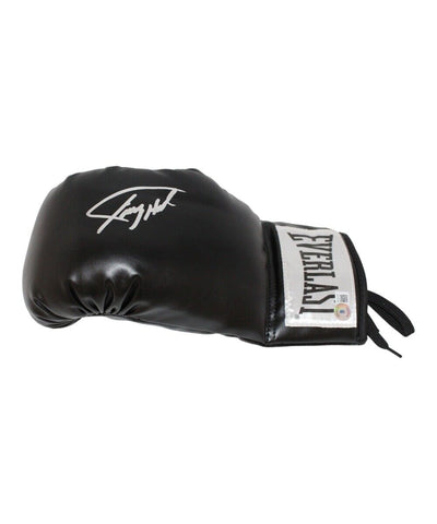 Larry Holmes Autographed/Signed Black Left Boxing Glove Beckett 41186