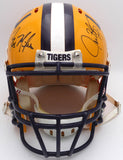 Les Miles & Josh Booty Autographed Full Size Authentic Helmet LSU Beckett