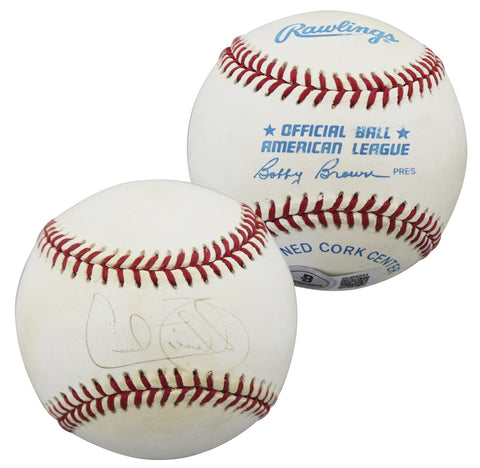 Tigers Cecil Fielder Authentic Signed Bobby Brown OAL Baseball BAS #BU64231