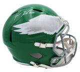 Jason Kelce Signed Philadelphia Eagles Speed Full Size Kelly Green NFL Helmet
